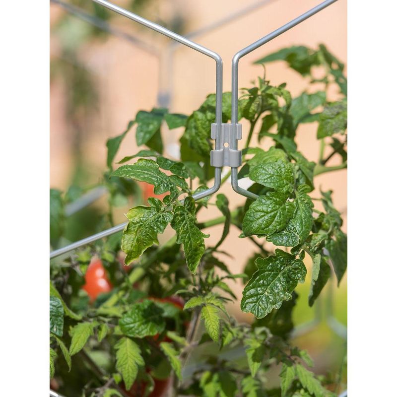 Gardeners Supply Company Vertex Lifetime Tomato Cage Plant Support | Sturdy Aluminum Frame Rustproof Tomato Trellis and Protection Cages For Tomatoes, 2 of 6