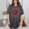 Simply Sage Market Women's Santa North Pole University Short Sleeve Garment Dyed Graphic Tee - 2 of 3