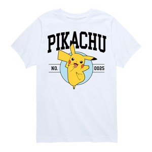 Boys' - Pokémon - Pikachu Collegiate Short Sleeve Graphic T-Shirt - 1 of 4