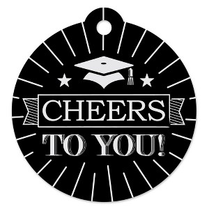 Big Dot of Happiness Graduation Cheers - Graduation Party Favor Gift Tags (Set of 20) - 1 of 4