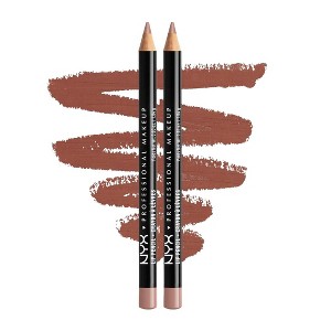 NYX PROFESSIONAL MAKEUP Slim Lip Pencil (822 Coffee) Long-Lasting Creamy Lip Liner | Sharpenable (PACK OF 2) - 1 of 4