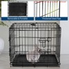 Portable Pet Cage for Small Animals - 47x30x31.9in Thickened Steel Rabbit Cage w/ Slide-Out Tray, Removable Travel Cage - 2 of 4