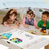 LOVSON 2-in-1 Kids Play Table & Chair Set,7-Storage Compartment Activity Center, LEGO-Compatible Learning Table with 2 Chairs - 4 of 4
