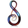 Luxury Lane Hand Blown Treble Sommerso Art Glass Sculpture - image 4 of 4