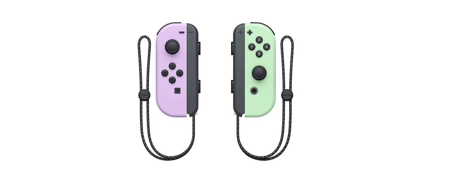 Nintendo Switch Joy-Con Complete Set Left/Right Pastel Purple & Pastel Green Manufacturer Refurbished