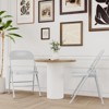 2/4 Pack Folding Chairs,  Portable & Stackable Seat with Metal Frame, Portable Heavy Duty Foldable Chairs for Office, Party, Dining Room - 4 of 4