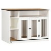 LAOTIES 47" Dog Crate Furniture with Adjustable Shelf,Wooden Dog Kennel End Table for Medium And Large Dogs,Indoor Pet Crate TV Stand - 3 of 4