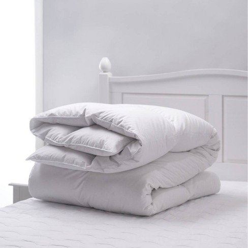 Natural Prime Feather Fiber Comforter White Weatherproof Target