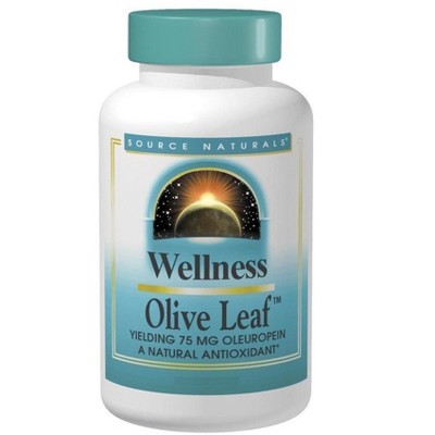Wellness Olive Leaf Standardized Extract by Source Naturals, Inc.  -  60 Tablet