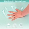 Vipbear 2 Inch Egg Crate Mattress Topper Memory Foam Mattress Topper Queen Size,Gel Infused Cooling Ventilated Queen Mattress Pad Back Pain Relief - 3 of 4