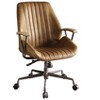 TiramisuBest Ergonomic Executive Office Chair with Adjustable Height, Swivel, 5 - Star Base and Fixed Wooden Armrests - 4 of 4