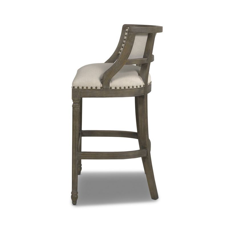 Jennifer Taylor Home Paris 26.5 inch Farmhouse Counter Height Bar Stool with Backrest, 2 of 8