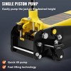 Syemin Lift Jacks Low Profile Floor Jack 3 Ton Single Piston Hydraulic Pump Heavy Duty Steel Racing Jack Lift Car, Yellow, 29.71"*17.72"*7.87" - 4 of 4