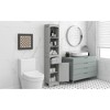 OUTSUPPLY Tall Bathroom Cabinet, Freestanding Storage Cabinet with Drawer, MDF Board, Adjustable Shelf - 4 of 4
