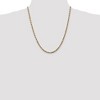 Black Bow Jewelry 4mm 10k Yellow Gold D/C Quadruple Rope Chain Necklace - 2 of 4