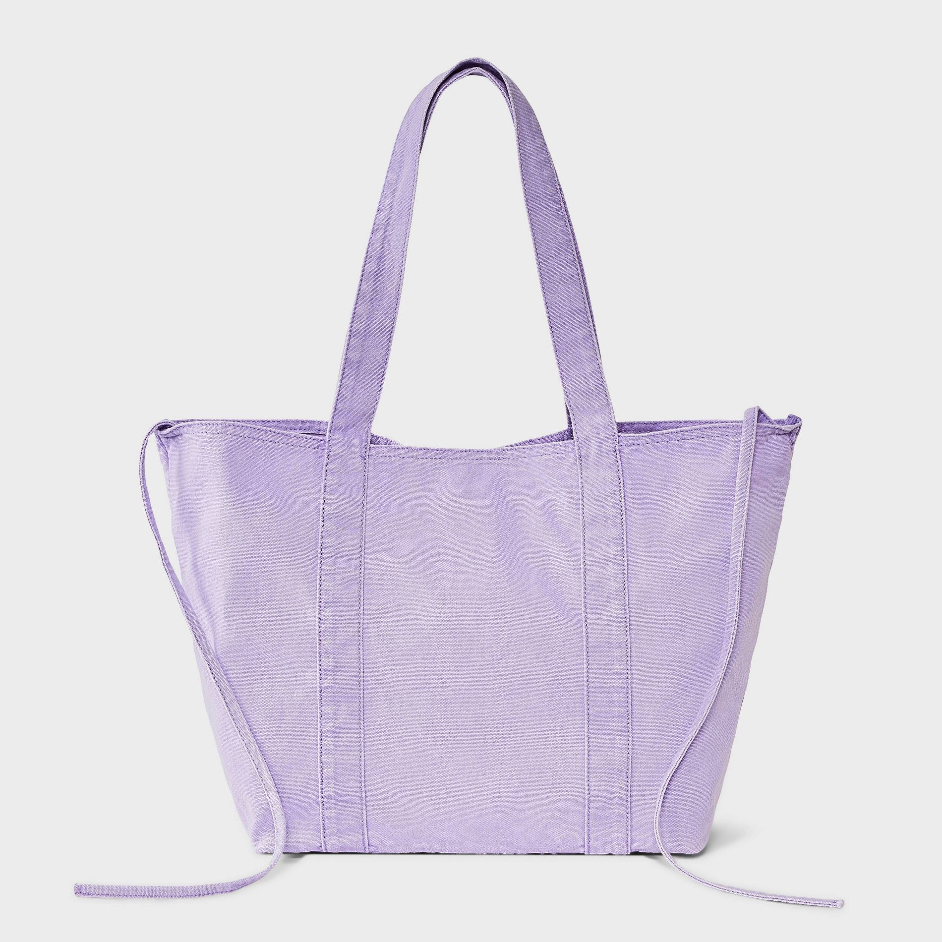 Washed Canvas Tote Handbag - JoyLab™ Lavender