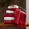100% Cotton Solid Color Heavyweight Bath Towel Set, Anti-Microbial Certified Highly Absorbent Plushy Bath Towel - 2 of 4