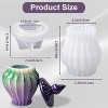 JDICTION Silicone Jar Mold With Lid - Resin Candle Holder, Jewelry Storage Box, DIY Candy Container & Flower Pot Mold For Home Decor Gifts - 3 of 4