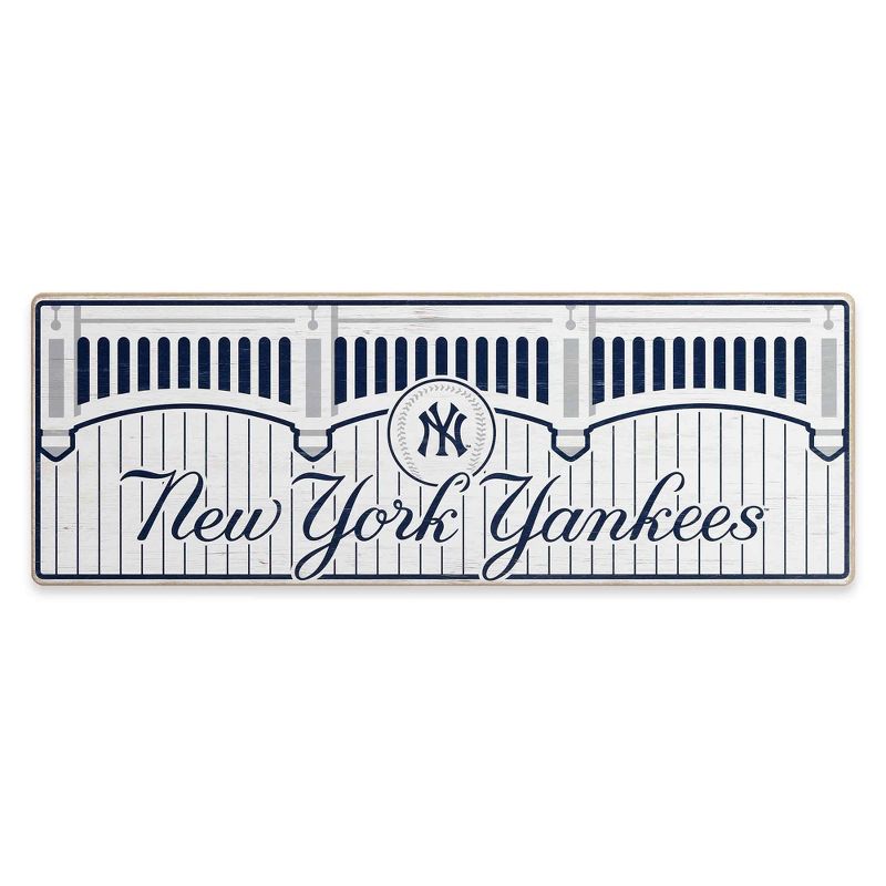 MLB New York Yankees Baseball Tradition Wood Sign Panel, 1 of 5