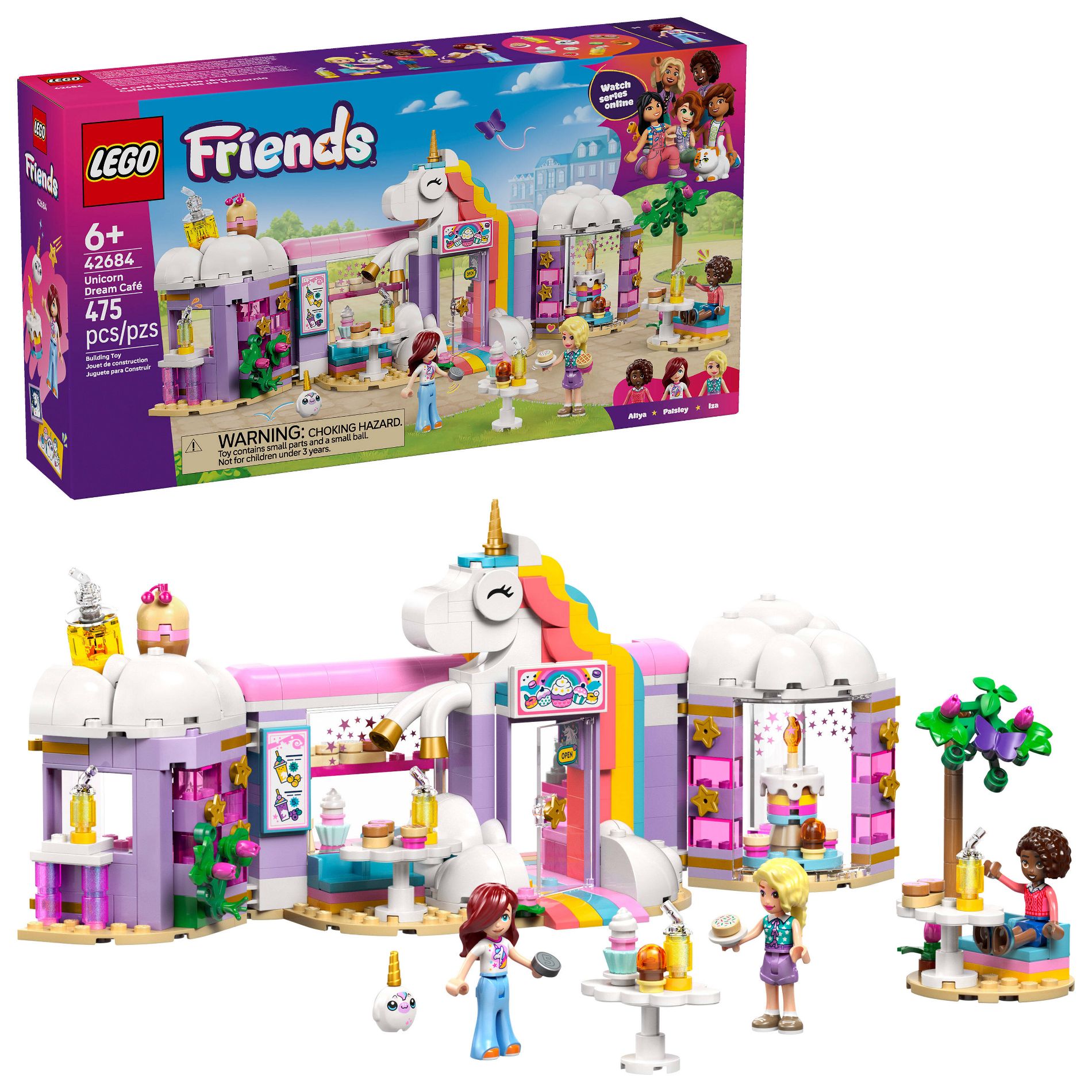 LEGO Friends Unicorn Dream Café Building Toy 42684