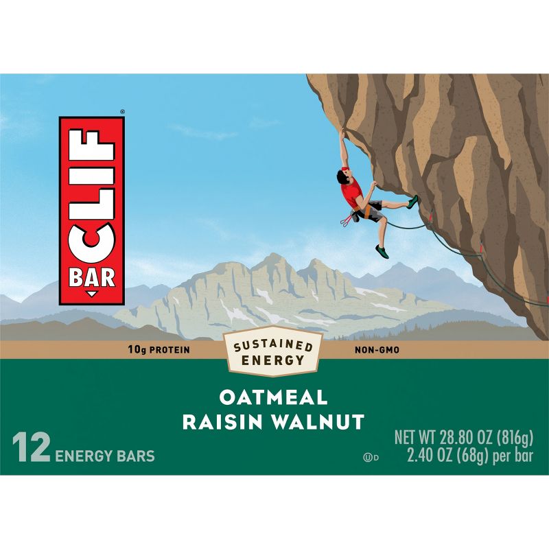 CLIF Bar Oatmeal Raisin Walnut Energy Bars - 28.80oz/12ct, 6 of 10
