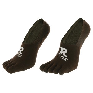 Unique Bargains Men's Soft Classic Five Toe Socks 1 Pair - 1 of 4
