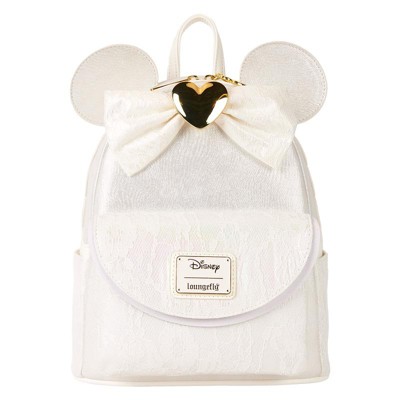 Loungefly Disney Minnie Mouse - Iridescent Lace Wedding Mini Backpack