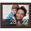 PosterPalooza | Decor Brown Picture Frame - UV Acrylic, Backing Board, Hanging Hardware Included - 2 of 4