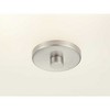 Progress Lighting Inspire Collection 1-Light LED Flush Mount, Graphite Finish, Fabric Shade - 3 of 4