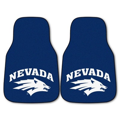 NCAA University of Nevada Wolf Pack Carpet Car Mat Set - 2pc