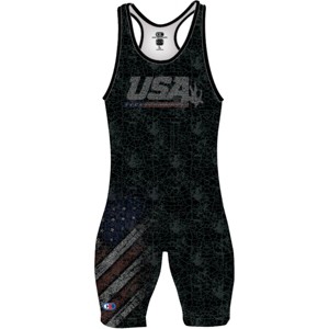 Cliff Keen The Patriot Sublimated Wrestling Singlet - USA - 1 of 2