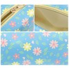 Unique Bargains Women's Flowers Pattern Travel Toiletry Cosmetic Organizer Bag Multicolor 1 Pc - image 3 of 4