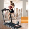 NAYSAYE 2 in 1 Folding Treadmill, Treadmill Under Desk Walking Pad for Home Office, ‎Silver, 24"*46"*48.1" - 4 of 4
