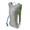 High Sierra HydraHike 2.0 4L Hydration Water Backpack with Insulated Reservoir Pocket for Hiking, Running, Climbing, or Cycling, Gray & Green - 2 of 4