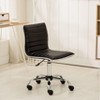 Grungis Faux Leather Air Lift Swivel Office Chair with Wheels,Modern Gaming Chair with Adjustable Height,Computer Chair for Office - 2 of 4