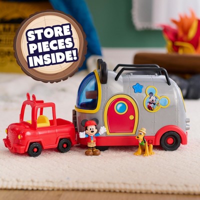 Disney Junior Mickey Mouse Happy Camper Playset with Lights and Sounds