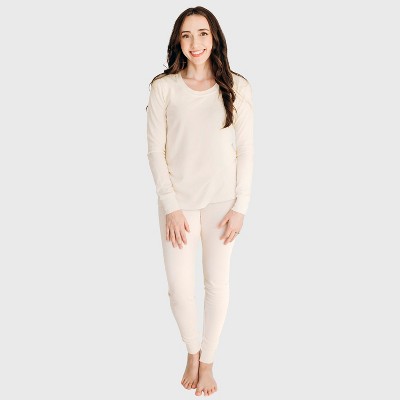 City Threads Women's Soft & Cozy Thermal Long Johns 2-Piece Set, USA-Made, Comfortable Adult Loungewear