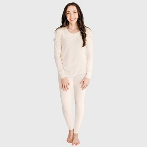 City Threads Women's Soft & Cozy Thermal Long Johns 2-Piece Set, USA-Made, Comfortable Adult Loungewear - 1 of 4