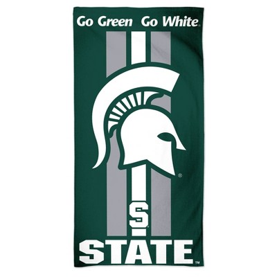 30"x60" NCAA Michigan State Spartans Beach Towel