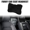 Unique Bargains Furry Car Seat Neck Pillows 1 Pc - 2 of 4