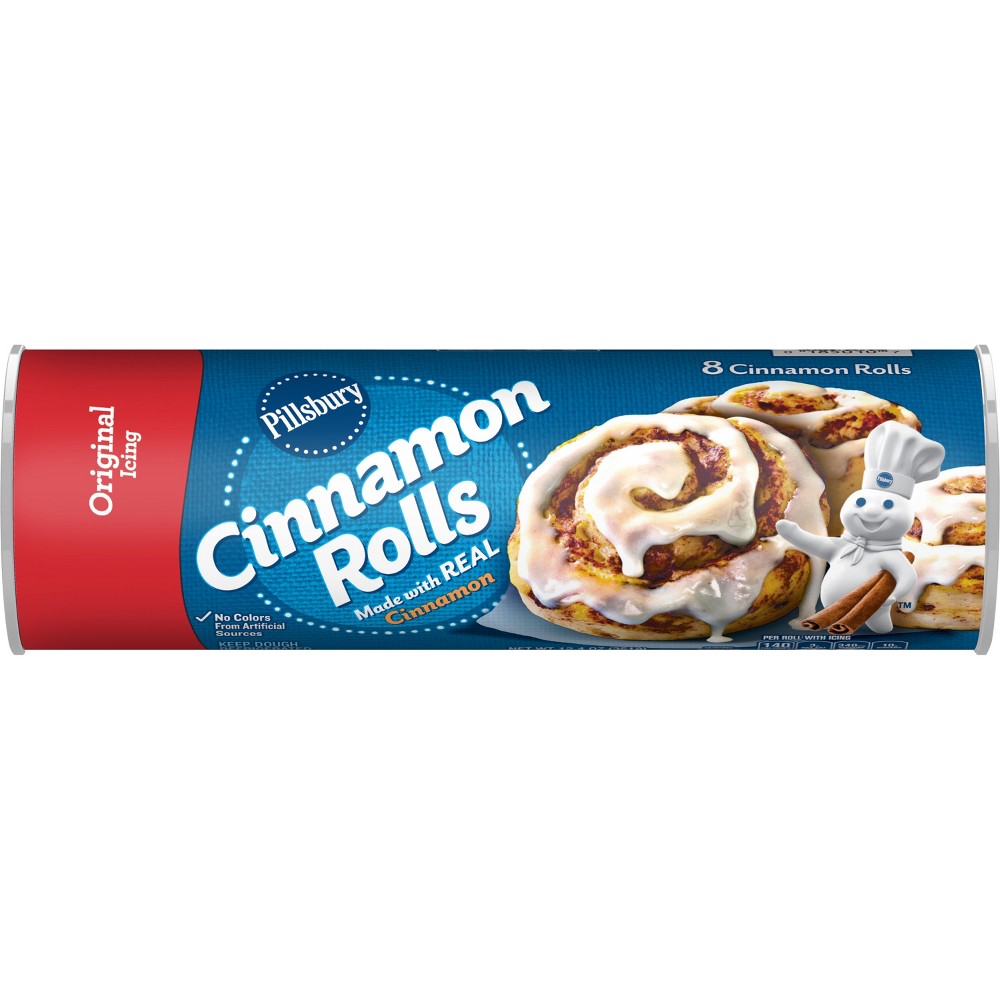 UPC 018000005017 product image for Pillsbury Cinnamon Rolls with Icing - 12.4oz/8ct | upcitemdb.com