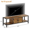 58 Inch TV Stand for Bedroom, Farmhouse TV Cabinet with Storage, TV Consoles up to 65 Inch TV - 2 of 4
