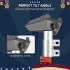 Yescom EZ GO 14ft Telescopic Flag Pole Kit with Starlink Mini Pipe Adapter & Tire Mount Base for Outdoor Tailgate Party - 2 of 4