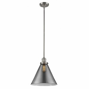 Cone - 1 Light Mini Pendant In Industrial Style-16 Inches Tall and 12 Inches Wide - 1 of 1