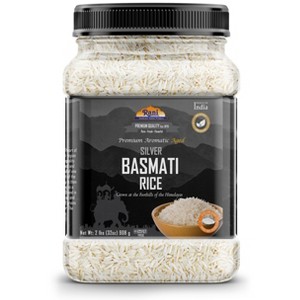 Silver White Basmati Rice Extra Long - 32oz (2lbs) PET Jar - Rani Brand Authentic Indian Products - 1 of 4