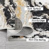 Acekool 5x7 Abstract Washable Rug – Soft Marble Design for Living Room, Bedroom & High-Traffic Areas - 4 of 4