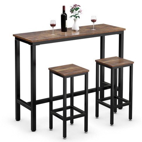 Breakfast bar table discount and 4 chairs