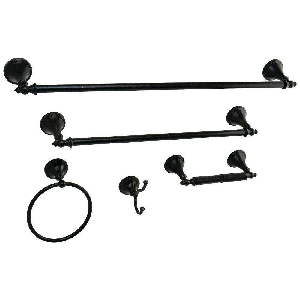 Photos - Other sanitary accessories Kingston Brass 18"/24" Naples Towel Bar Bathroom Accessory Set Oil Rubbed Bronze - Kingst 