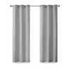 Kumasinova 84" Basket Weave Room Darkening Curtains Panel Set of 2,Grommet Top Window Curtains,OEKO-TEX Certified Kitchen Curtains for Living Room - 2 of 4
