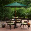 Northlight 8.5ft Outdoor Patio Market Umbrella with Wooden Pole, Green - 2 of 4